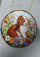 Sonnenfänger Fensterbild Hase