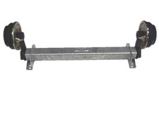 1800 kg gebremste Anhänger Achse | AM:1600 | Schlegl Radbremse 250x40 / AS:112*5