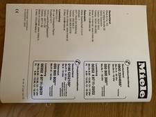 Miele G 1343 / 2343 SCi Bedienungsanleitung