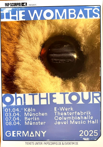 The wombats 2025 tour - tour, orig