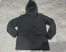 Schwarze Winterjacke mit