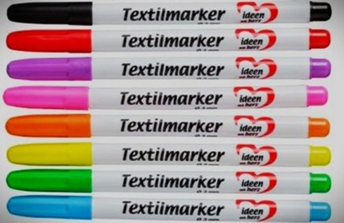 Textilstifte marker 8 - 8,
