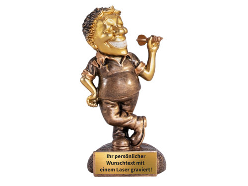 Humorvolle dart figur mit - humorvolle,