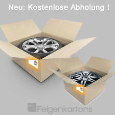 Reifenversand Felgenversand von 4 Reifen Felgen inkl Reifenkartons Felgenkartons