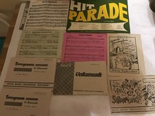 ANTIKE NOTENHEFTE FÜR