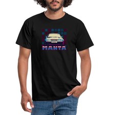 Opel Manta Frontsicht Cooles 80er Design Männer T-Shirt