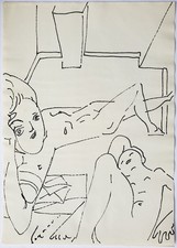 Zeichnung Federzeichnung Tinte