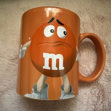 M&Ms Tasse Orange Kaffeebecher Sammeltasse Geschenkidee