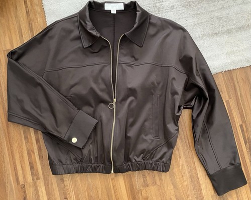 Zara satinjacke mit - zara,