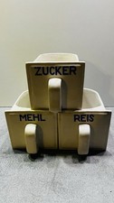 3x Keramik Vorratsbehälter