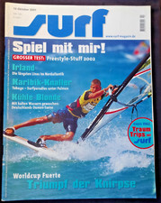 SURF MAGAZIN 10/01,FREESTYLEBOARDS,TABOU,DROPS,FANATIC,MISTRAL,NAISH,STARBOARD