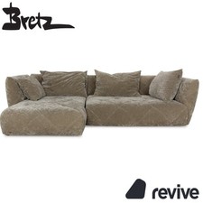 Bretz Teratai Stoff Ecksofa Grau Greige Recamiere links Sofa Couch