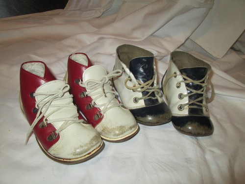 Alt antik babyschuhe - antik,