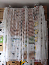 Gardine 390x160cm weiß ORIGINAL 60er aufhängefertig KLASSIKER lichtdurchlässig