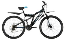 Boss Stealth Mountainbike Herren Vollfederung 26"" Rad 18,5"" Rahmen schwarz/blau