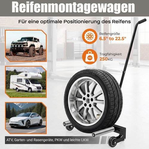 Verstellbare radmontagehilfe - verstellbare,