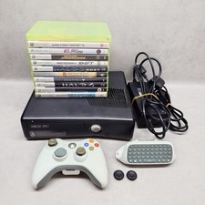 Microsoft Xbox 360 S Slim 250GB Schwarz Spielekonsole + 11 Spiele Bundle getestet & funktionsfähig