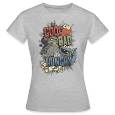 Sesamstraße Halunken Elmo Oscar Krümelmonster Frauen T-Shirt