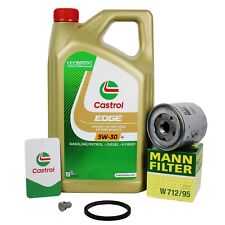 5L Castrol 5W30 + Ölfilter für VAG Audi Seat Skoda VW Golf 1.0/1.2/1.4/1.5 TSI