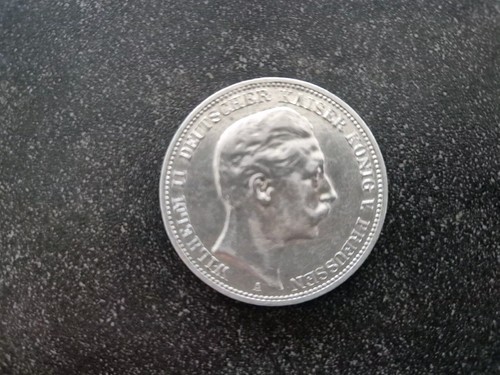 Silbermünze mark 1909 - 3,