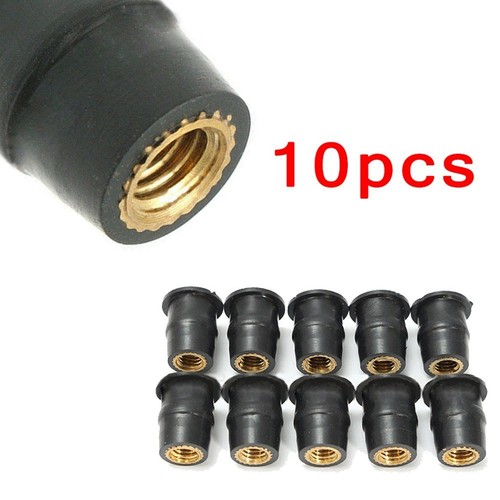 Rubber nut brass - nut,