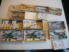 5 x Bausätze Militär - Flugzeuge, DDR + Czechoslovakia, Neuwertig