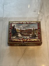 Rote Blechdose Otto Schmidt Nürnberg Lebkuchen Kiste Groß 42x30x17 Cm Vintage