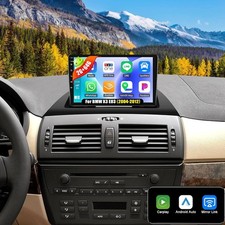 Android 14 Autoradio mit GPS Navi WIFI Carplay 2+64GB für BMW X3 E83 2004-2012