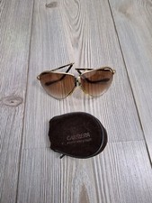 alte PORSCHE CARRERA BRILLE  faltbar mit starken Gebrauchsspuren am Gestell