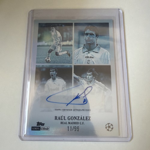 Raul gonzalez auto topps - gonzalez, /99