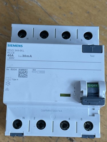 Siemens schutzschalter 40a - fi-schutzschalter,
