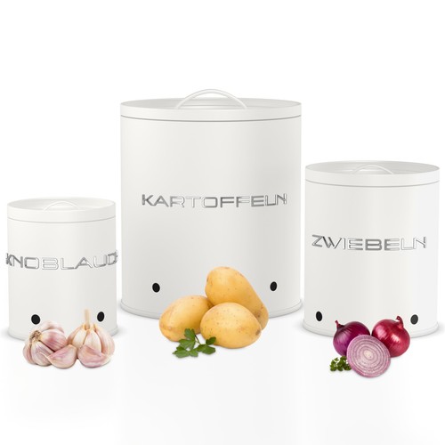 Kartoffel aufbewahrungsbox set - aufbewahrungsbox,