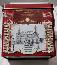 Blechdose Weihnachten( Lambertz )mit Spieluhr Vintage-Stück (o.Inhalt)