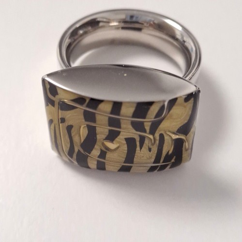 Edelstahl ring bandring - edelstahl, silber