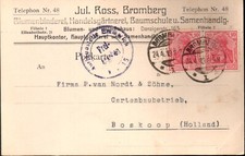 DR Zensur Karte BROMBERG nach