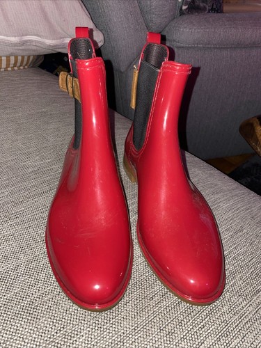 Rote italy regenstiefel - rote,