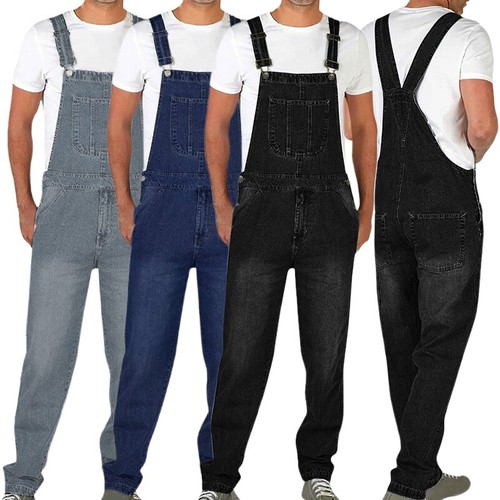 Herren basic latzjeans - basic,