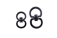 Doppelwirbel Edelstahl schwarz