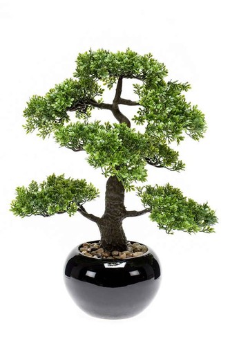 Artplants kunst bonsai ficus - kunst,