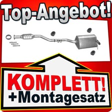 Auspuff für MERCEDES C-KLASSE W203 S203 C180 C200 C230 KOMPRESSOR Auspuffanlage