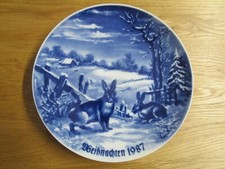 DDR Weihnachtsteller 1987