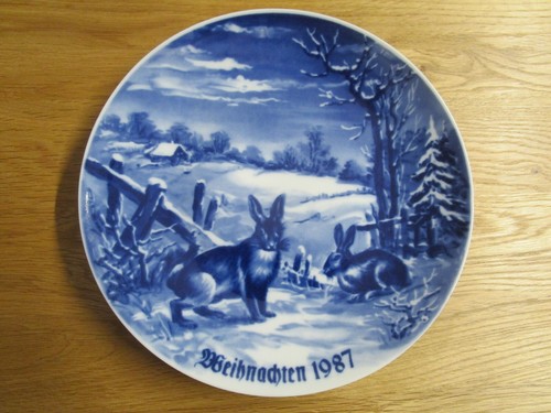 Ddr weihnachtsteller 1987 - ddr,