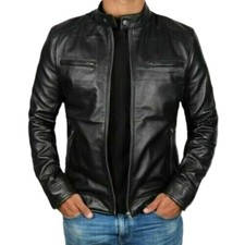 Herren Echt Lammleder Leder