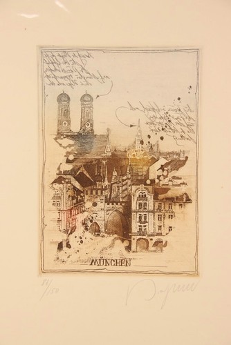 Dieter portugall farbradierung - portugall,