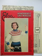 Elsa  Handarbeit und Wäsche
