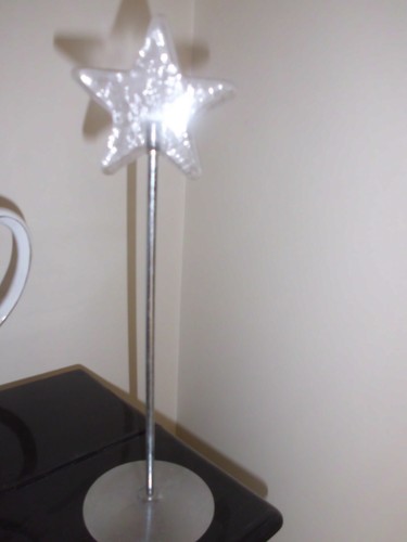 Vintage deko stern glas - stern,