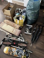 “Großes Paket – Kleidung Herren/Damen + Roller, Skateboards, Teppiche – Abholung