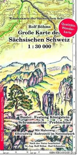 Große karte der sächsischen - große,