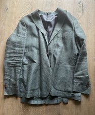 Marc O‘Polo Herren Leinen Sakko Jacket Gr. 56 grün
