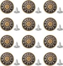 Vicloon Jeansknöpfe 12er Set